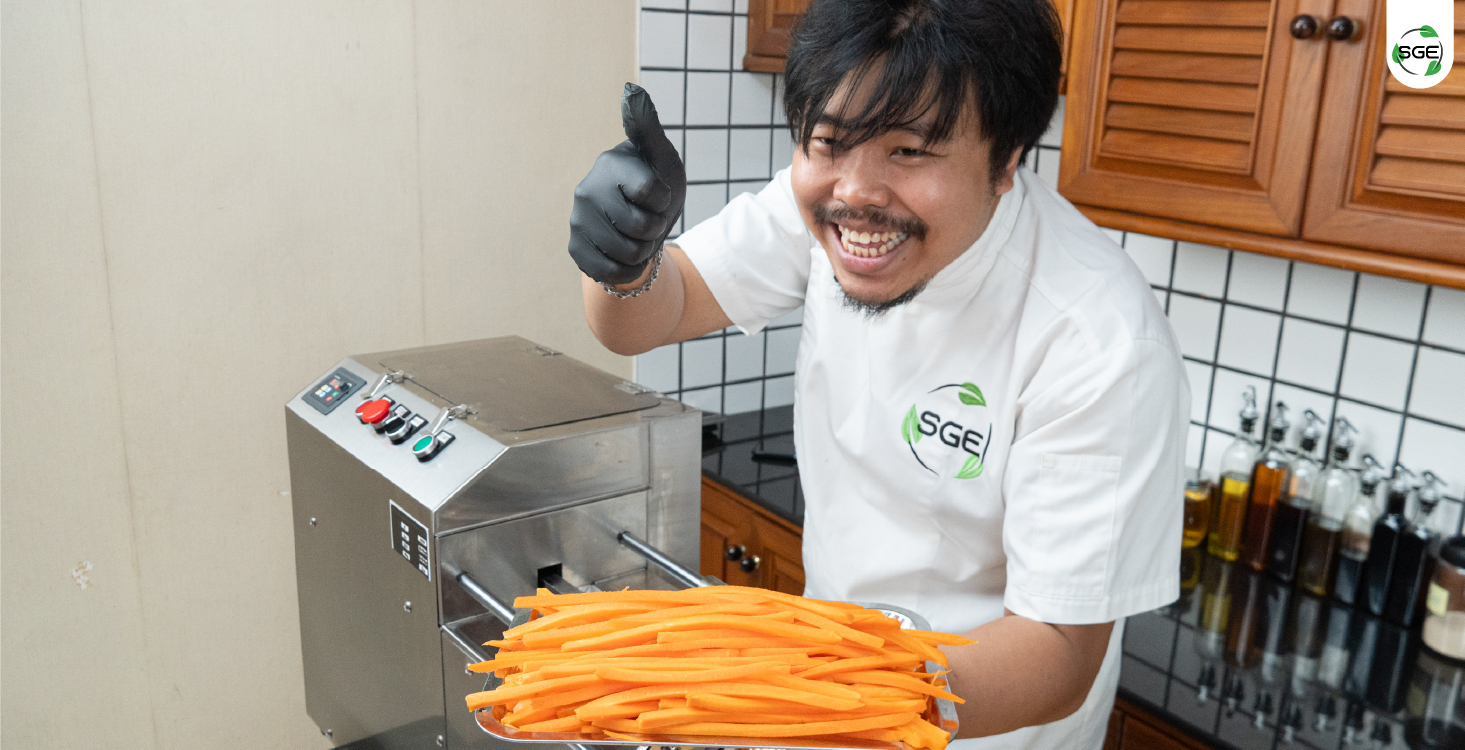 real product-VS-STICK-IND-03-100 เครื่องหั่นผักอุตสาหกรรม เครื่องหั่นมันฝรั่ง SGE