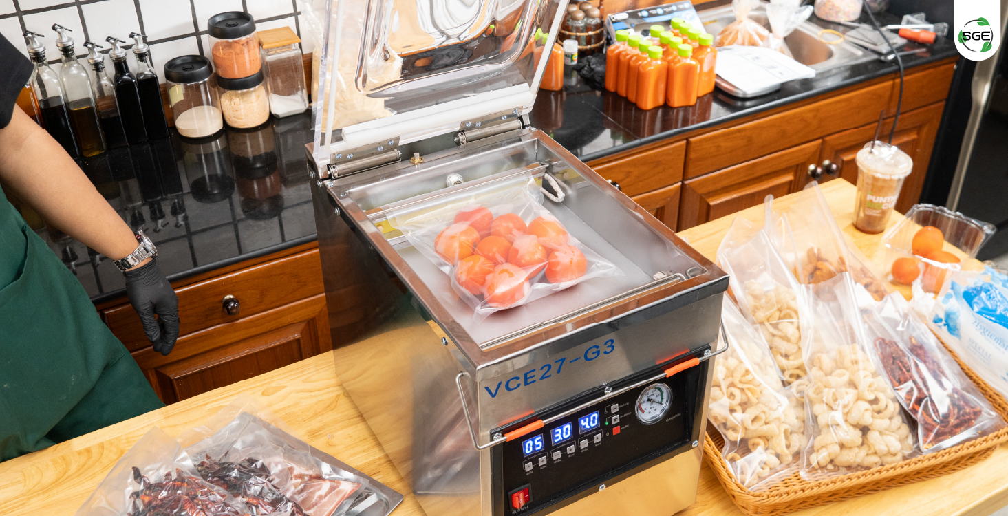 เครื่องซีลสุญญากาศ แบบห้อง รุ่น VCE-G3 เครื่องซีลสุญญากาศ แบบห้อง รุ่น VCE-G3