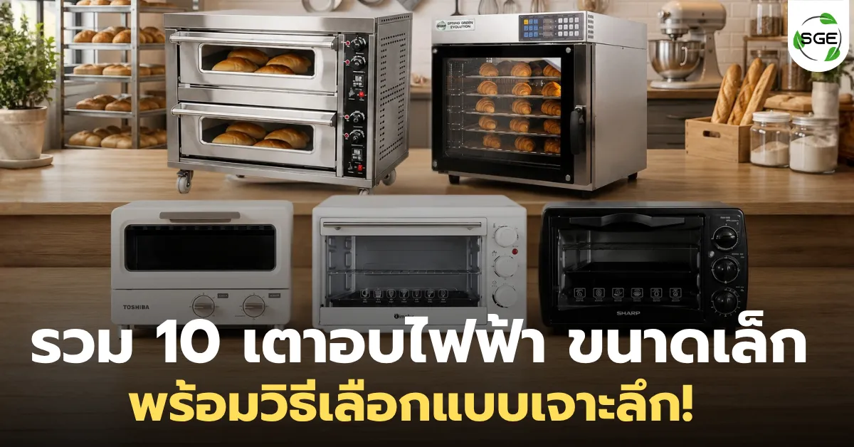 เตาอบไฟฟ้า ขนาดเล็ก ยี่ห้อไหนดี? แนะนำ 10 รุ่นน่าใช้ พร้อมวิธีเลือก