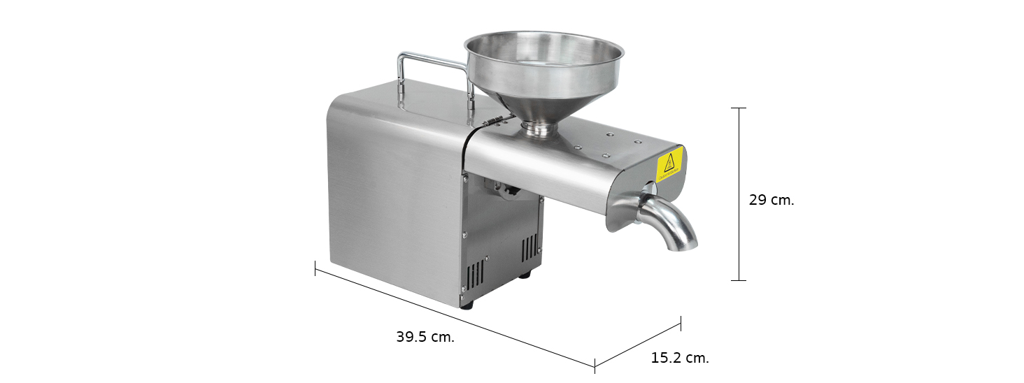 เครื่องสกัดน้ำมัน 2in1 สกัดได้ทั้งแบบร้อนและแบบเย็น 2 กก./ชม. SGE