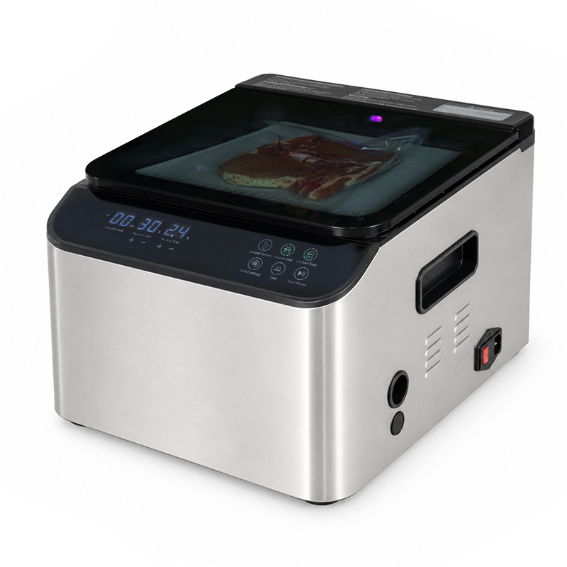 เครื่องซีลสูญญากาศ รุ่น VC-CUBE-AUTO แถบซีลหนา 8 มม. กว้าง 30 ซม. ฝาเปิด-ปิดอัตโนมัติ แผงควบคุมระบบสัมผัส SGE